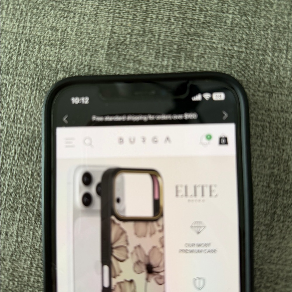 Burga Cream and Brown Floral Phone Case, Brand New, for the IPhone 17 Pro - Picture 9 of 9